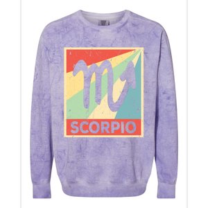 Scorpio Zodiac Astrology Unisex Gift Colorblast Crewneck Sweatshirt