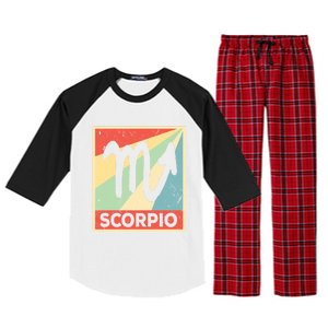 Scorpio Zodiac Astrology Unisex Gift Raglan Sleeve Pajama Set