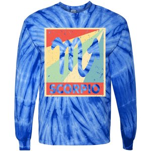 Scorpio Zodiac Astrology Unisex Gift Tie-Dye Long Sleeve Shirt