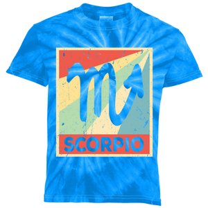 Scorpio Zodiac Astrology Unisex Gift Kids Tie-Dye T-Shirt