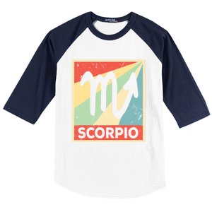 Scorpio Zodiac Astrology Unisex Gift Baseball Sleeve Shirt