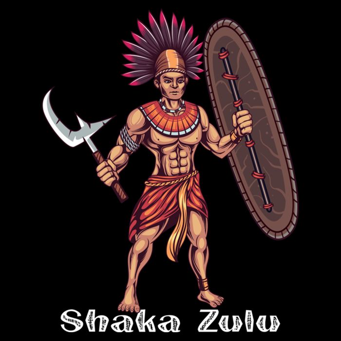 Shaka Zulu African Warrior Leader African King Juneteenth Gift Cooling Performance Crew T-Shirt