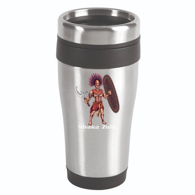 Shaka Zulu African Warrior Leader African King Juneteenth Gift 16oz Travel Tumbler