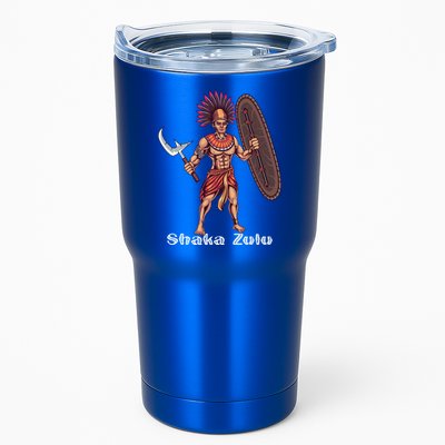 Shaka Zulu African Warrior Leader African King Juneteenth Gift Tumbler