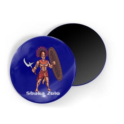 Shaka Zulu African Warrior Leader African King Juneteenth Gift Magnet
