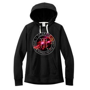 Scorpio Zodiac Astrology Symbol And Qualities Funny Gift Women's Fleece Hoodie