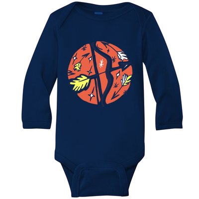 Sagittarius Zodiac Astrology Cool Gift Baby Long Sleeve Bodysuit