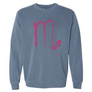 Scorpio Zodiac Astrology Symbol Meaningful Gift Garment-Dyed Sweatshirt