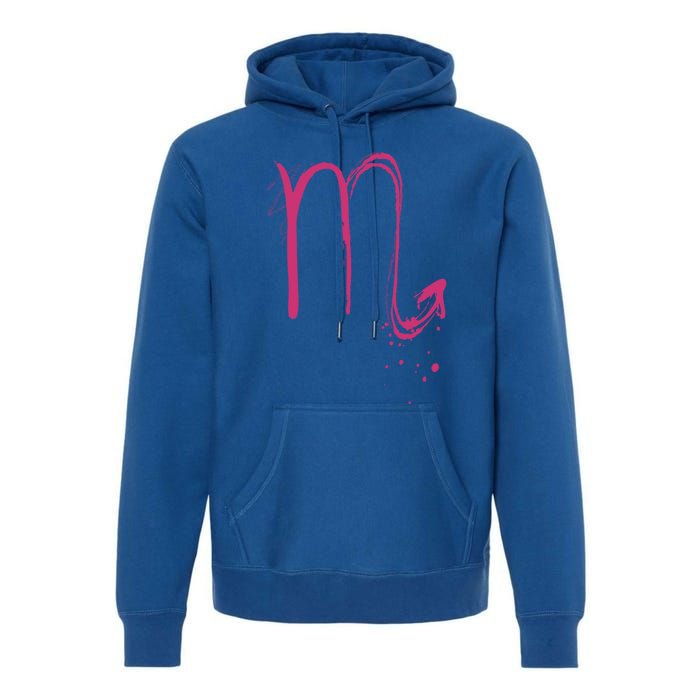 Scorpio Zodiac Astrology Symbol Meaningful Gift Premium Hoodie