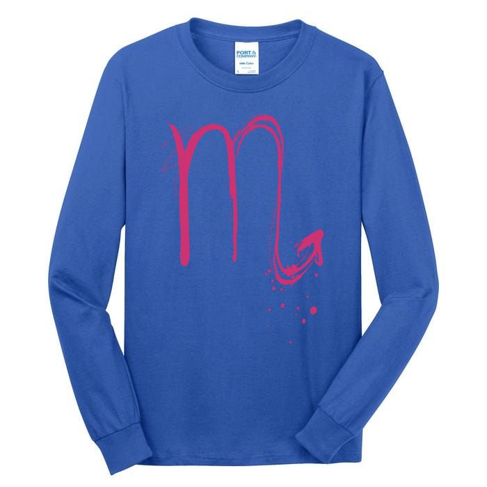 Scorpio Zodiac Astrology Symbol Meaningful Gift Tall Long Sleeve T-Shirt