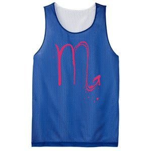 Scorpio Zodiac Astrology Symbol Meaningful Gift Mesh Reversible Basketball Jersey Tank