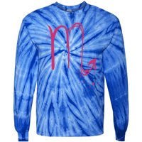 Scorpio Zodiac Astrology Symbol Meaningful Gift Tie-Dye Long Sleeve Shirt