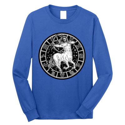 Sagittarius Zodiac Astrology Vintage Meaningful Gift Long Sleeve Shirt