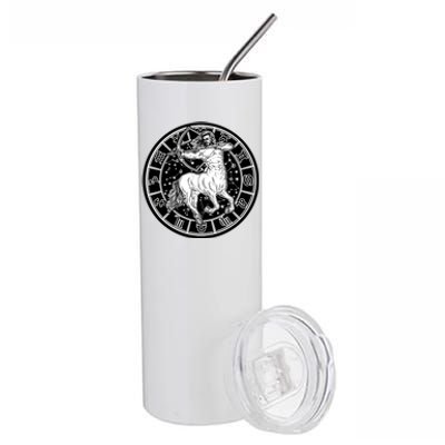 Sagittarius Zodiac Astrology Vintage Meaningful Gift Stainless Steel Tumbler