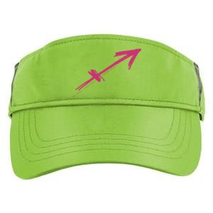 Sagittarius Zodiac Astrology Symbol Great Gift Adult Drive Performance Visor