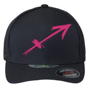 Sagittarius Zodiac Astrology Symbol Great Gift Flexfit Unipanel Trucker Cap