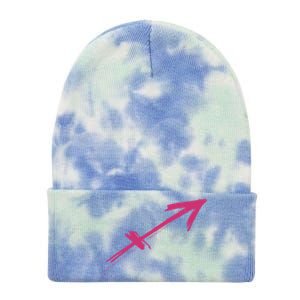 Sagittarius Zodiac Astrology Symbol Great Gift Tie Dye 12in Knit Beanie