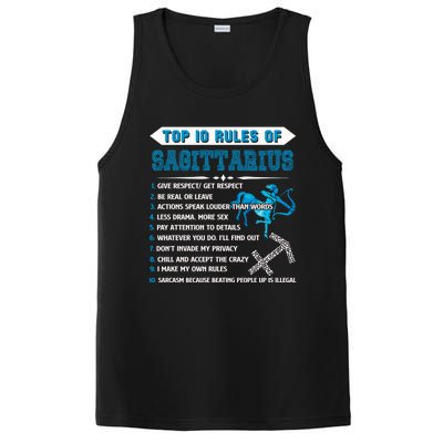 Sagittarius Zodiac Birthday Top 10 Rules Of Sagittarius Great Gift PosiCharge Competitor Tank