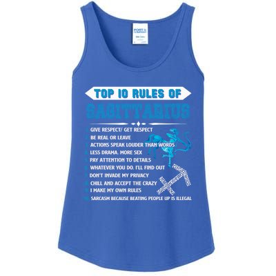 Sagittarius Zodiac Birthday Top 10 Rules Of Sagittarius Great Gift Ladies Essential Tank