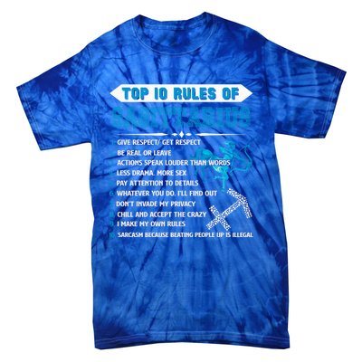 Sagittarius Zodiac Birthday Top 10 Rules Of Sagittarius Great Gift Tie-Dye T-Shirt