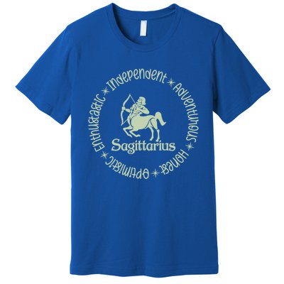 Sagittarius Zodiac Birthday Traits Astrology Horoscope Gift Premium T-Shirt