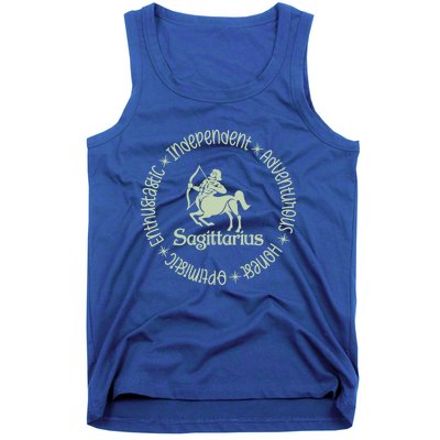 Sagittarius Zodiac Birthday Traits Astrology Horoscope Gift Tank Top