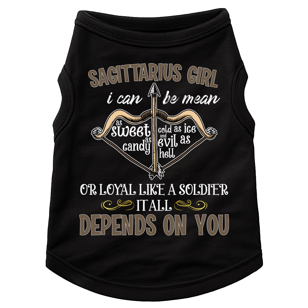 Sagittarius Zodiac Birthday Gift Funny Gift Doggie Tank