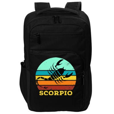 Scorpio Zodiac Birthday Horoscope Sign Scorpio Impact Tech Backpack