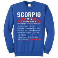 Scorpio Zodiac Birthday Scorpio Facts Gift Funny Gift Sweatshirt