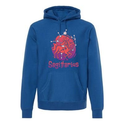 Sagittarius Zodiac Birthday Horoscope Great Gift Premium Hoodie