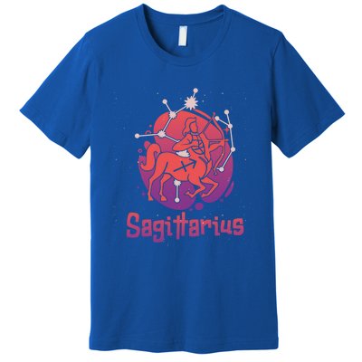 Sagittarius Zodiac Birthday Horoscope Great Gift Premium T-Shirt