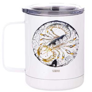 Scorpio Zodiac Cute Gift 12 oz Stainless Steel Tumbler Cup