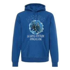 Scorpio Zodiac Constellation Aesthetic Scorpio Stuff Great Gift Premium Hoodie