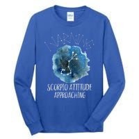 Scorpio Zodiac Constellation Aesthetic Scorpio Stuff Great Gift Tall Long Sleeve T-Shirt