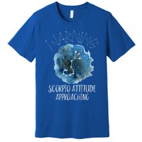 Scorpio Zodiac Constellation Aesthetic Scorpio Stuff Great Gift Premium T-Shirt