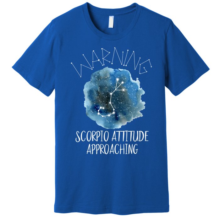 Scorpio Zodiac Constellation Aesthetic Scorpio Stuff Great Gift Premium T-Shirt