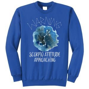 Scorpio Zodiac Constellation Aesthetic Scorpio Stuff Great Gift Tall Sweatshirt