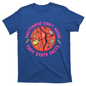 Sagittarius Zodiac: Dont Argue They State Facts Gift T-Shirt