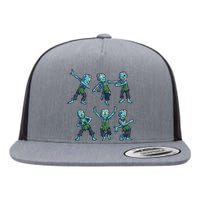 Spooky Zombie Dab Dance Costume Flat Bill Trucker Hat