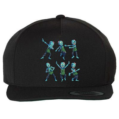 Spooky Zombie Dab Dance Costume Wool Snapback Cap