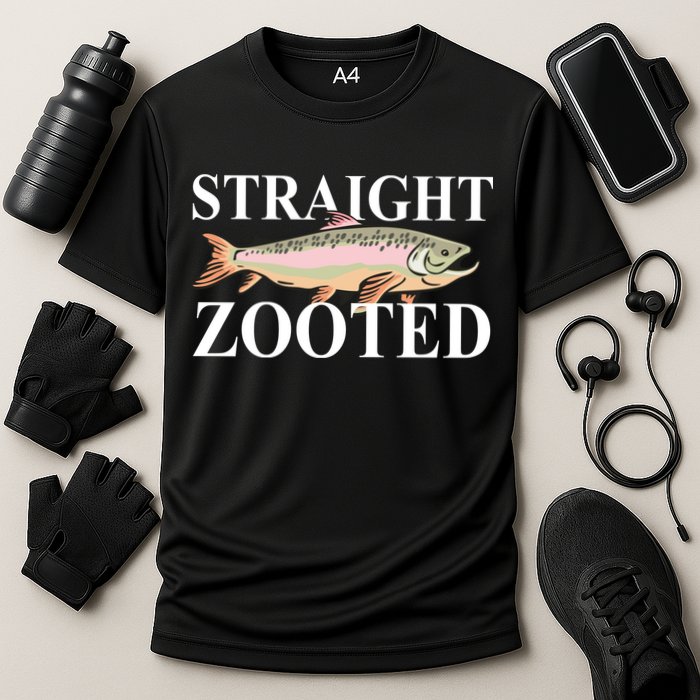 Straight Zooted Fish Cooling Performance Crew T-Shirt