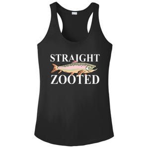 Straight Zooted Fish Ladies PosiCharge Competitor Racerback Tank