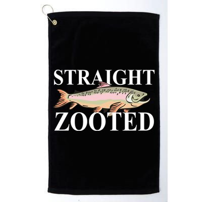 Straight Zooted Fish Golf Towel