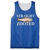 Straight Zooted Fish Mesh Reversible Basketball Jersey Tank