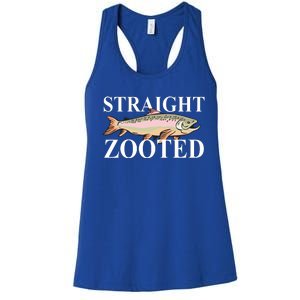 Straight Zooted Fish Women's Racerback Tank