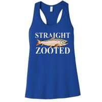 Straight Zooted Fish Women's Racerback Tank