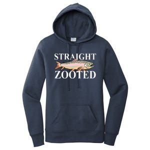 Straight Zooted Fish Women's Pullover Hoodie