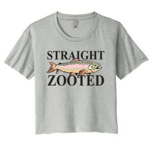 Straight Zooted Fish Women's Crop Top Tee