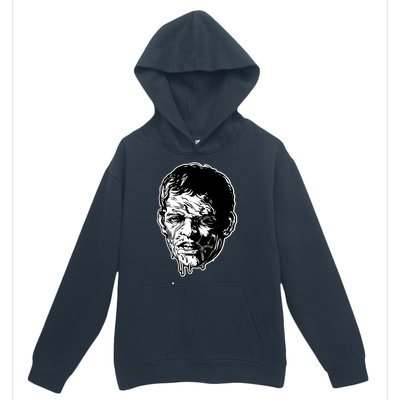 Scary Zombie Face Urban Pullover Hoodie