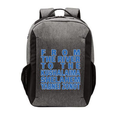 Sexuali Zionism From The River To The Kushalaima Shelahem Yabnei Zonot Vector Backpack